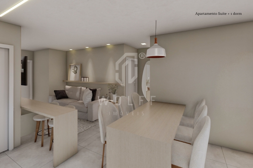 JD1640 - Apartamentos a 400 metros da praia no Centro
