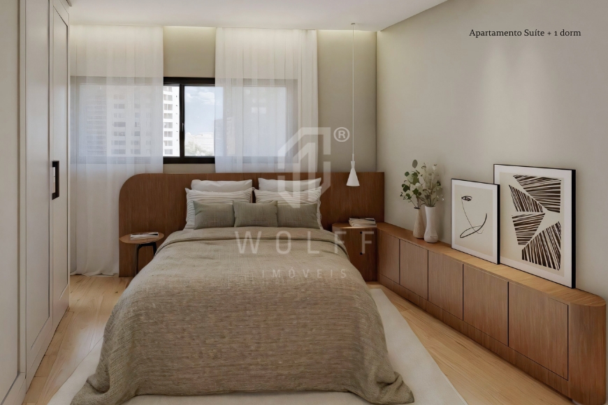 JD1640 - Apartamentos a 400 metros da praia no Centro