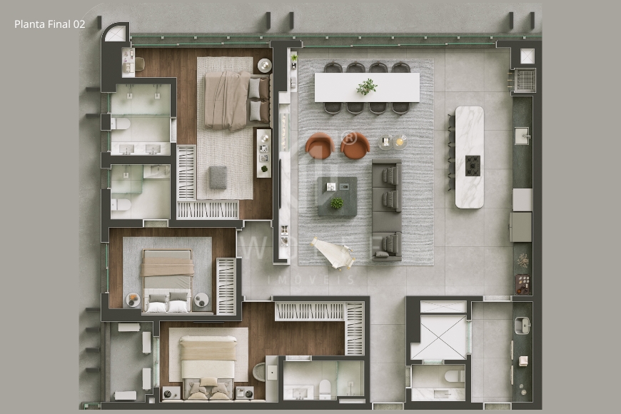 JD1650 - Apartamentos com Vista Panorâmica