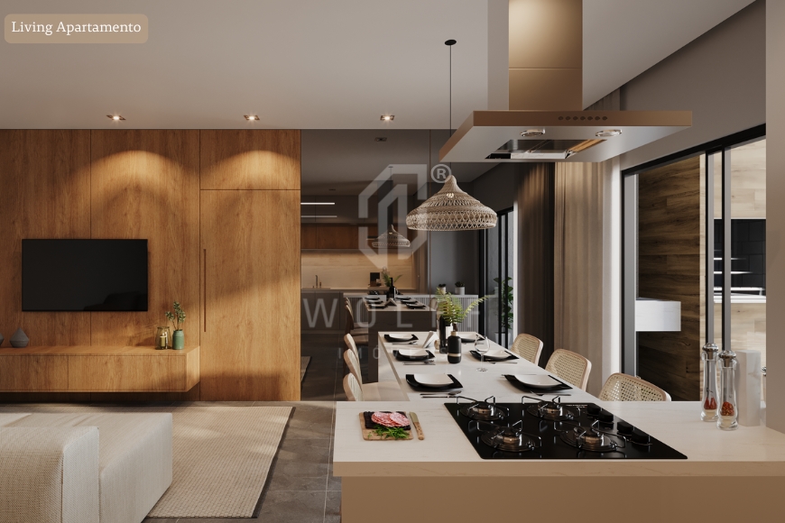 JD1651 - Apartamentos com 1 suíte + 2 dormitórios