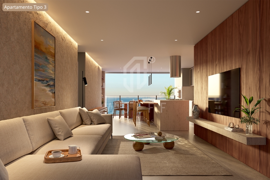 JD1652 - Apartamentos Frente Mar no mais alto empreendimento da Região