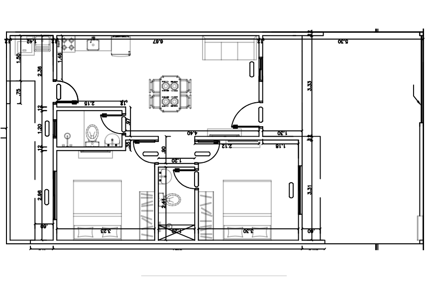 JD1656 - Casa com 2 dormitórios sendo 1 suíte em Itajuba