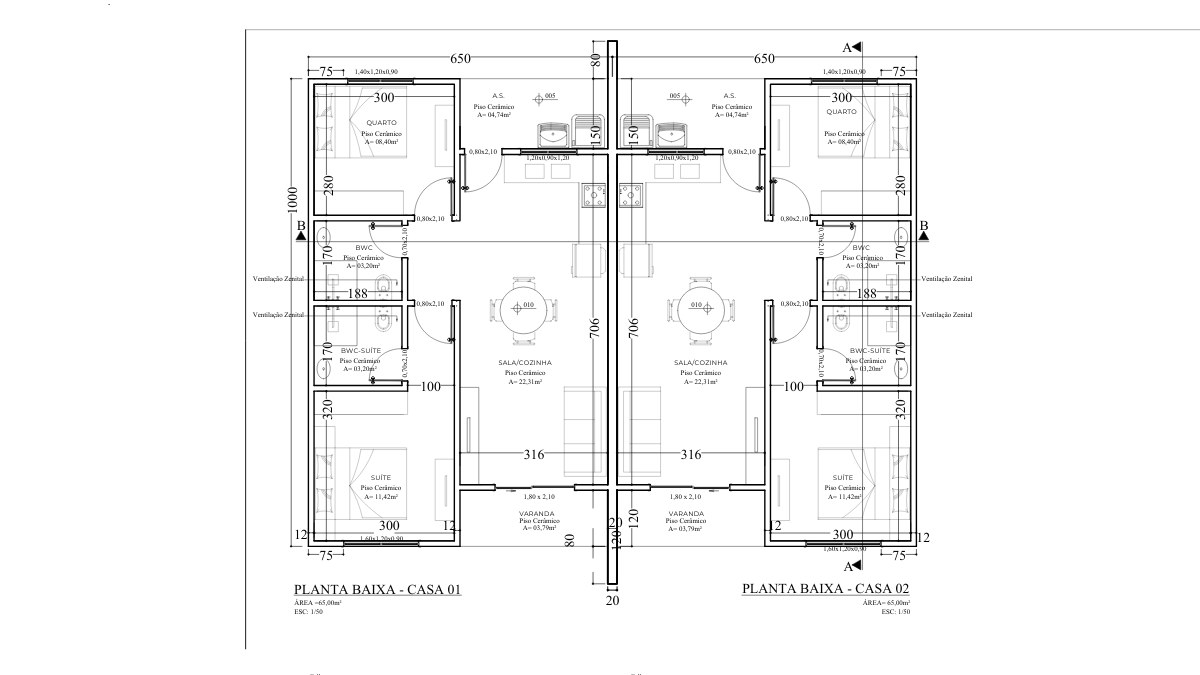 JD1659 - Casa com espaço de festas nos fundos
