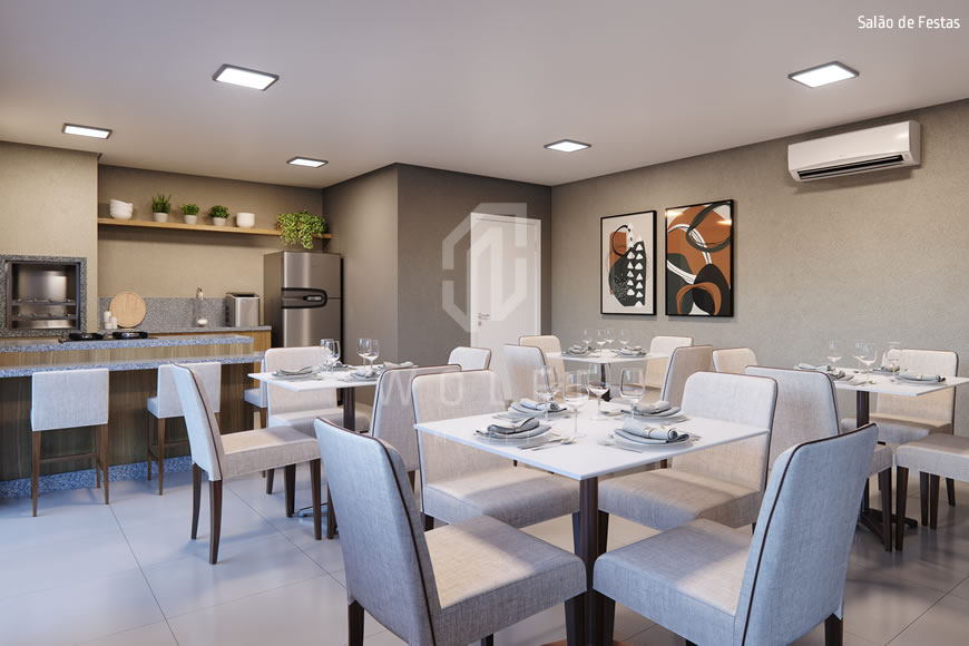 JD1672 - Apartamento compacto com ótima estrutura de lazer