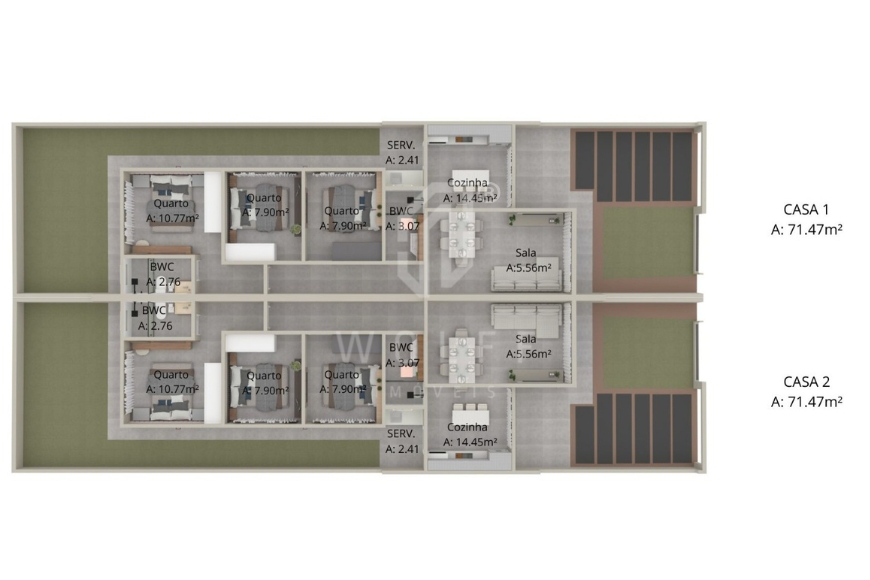 JD1682 - Casa com Projeto Arquitetônico Moderno e Sofisticado