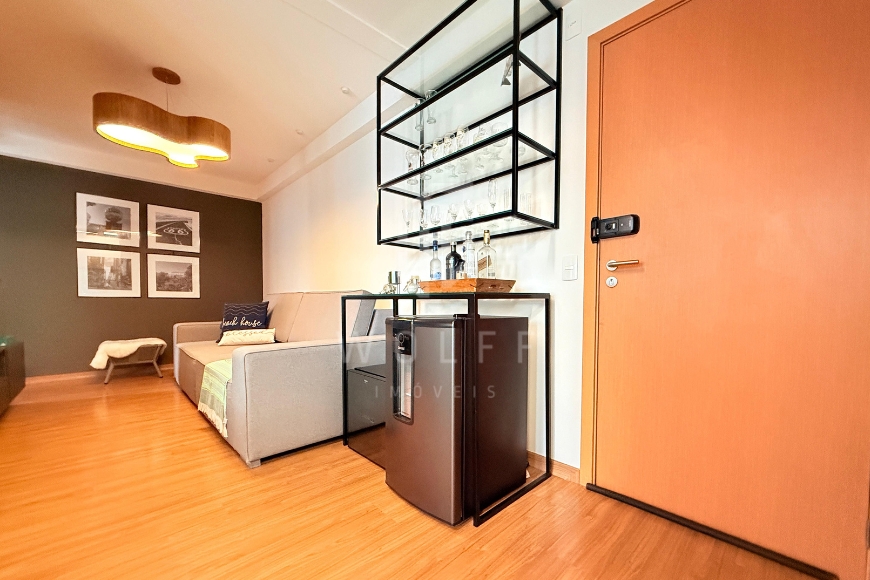 JD1694 - Apartamento Pé na Areia Mobiliado