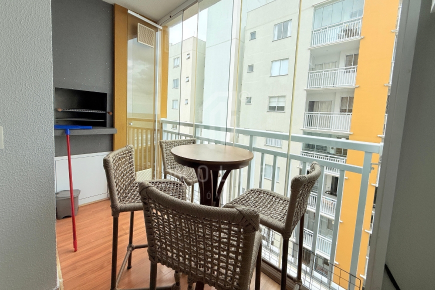 JD1694 - Apartamento Pé na Areia Mobiliado