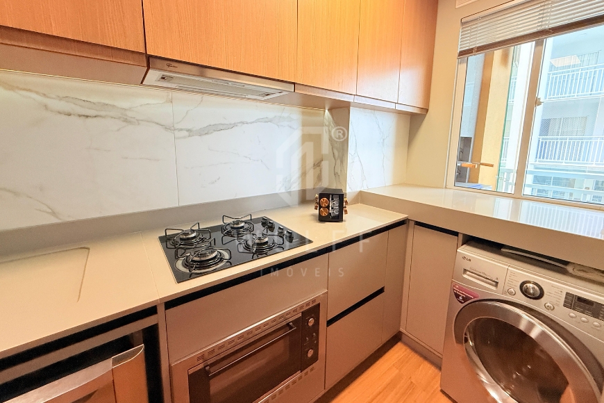 JD1694 - Apartamento Pé na Areia Mobiliado