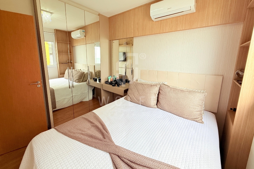 JD1694 - Apartamento Pé na Areia Mobiliado