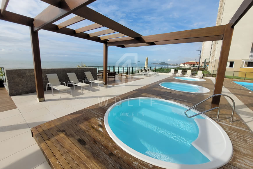 JD1694 - Apartamento Pé na Areia Mobiliado