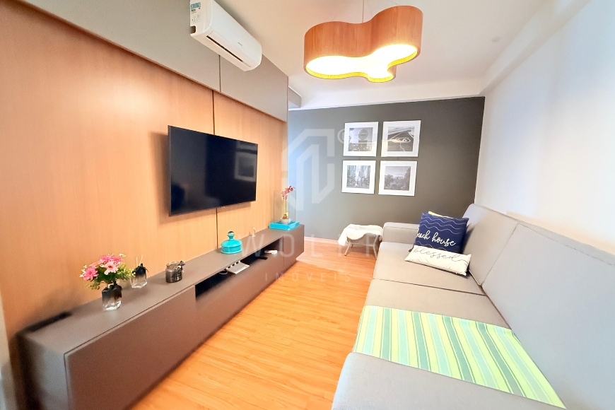 JD1694 - Apartamento Pé na Areia Mobiliado