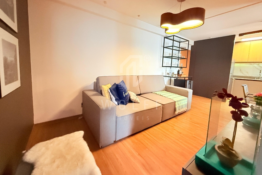 JD1694 - Apartamento Pé na Areia Mobiliado