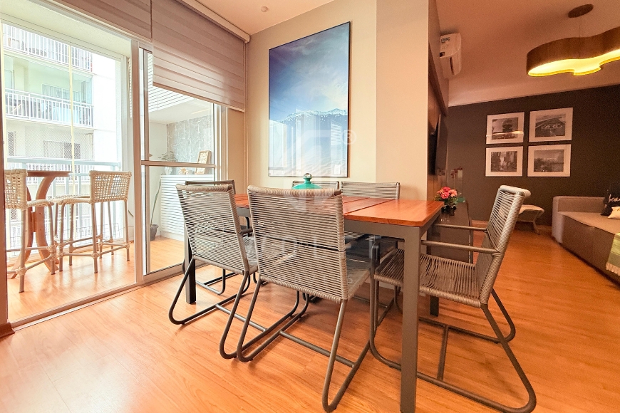 JD1694 - Apartamento Pé na Areia Mobiliado