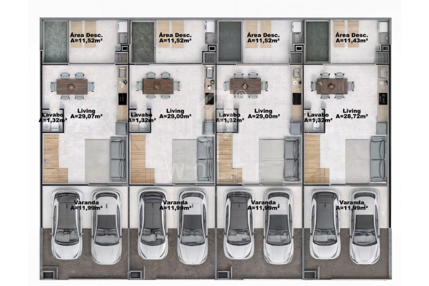 JD1705 - Sobrado com piscina no bairro Itacolomi 