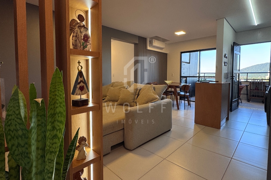 JD1707 - Apartamento Mobiliado na praia de Armação