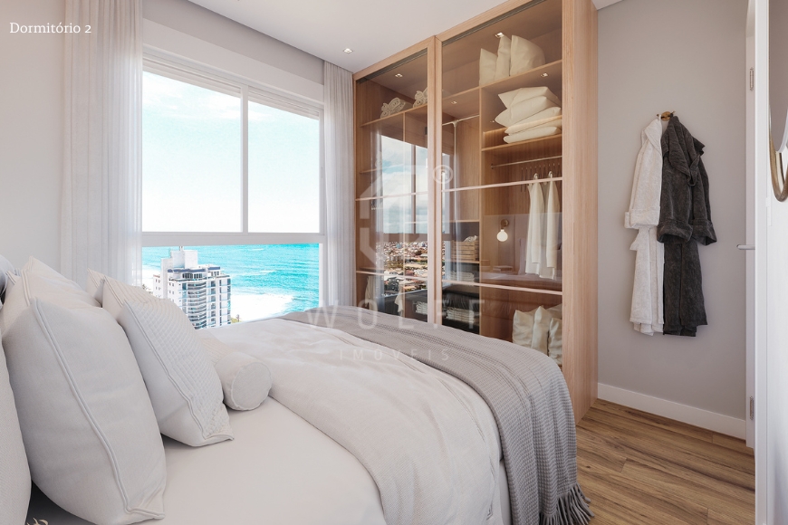 JD1723 - Apartamento com linda vista Mar no Tabuleiro