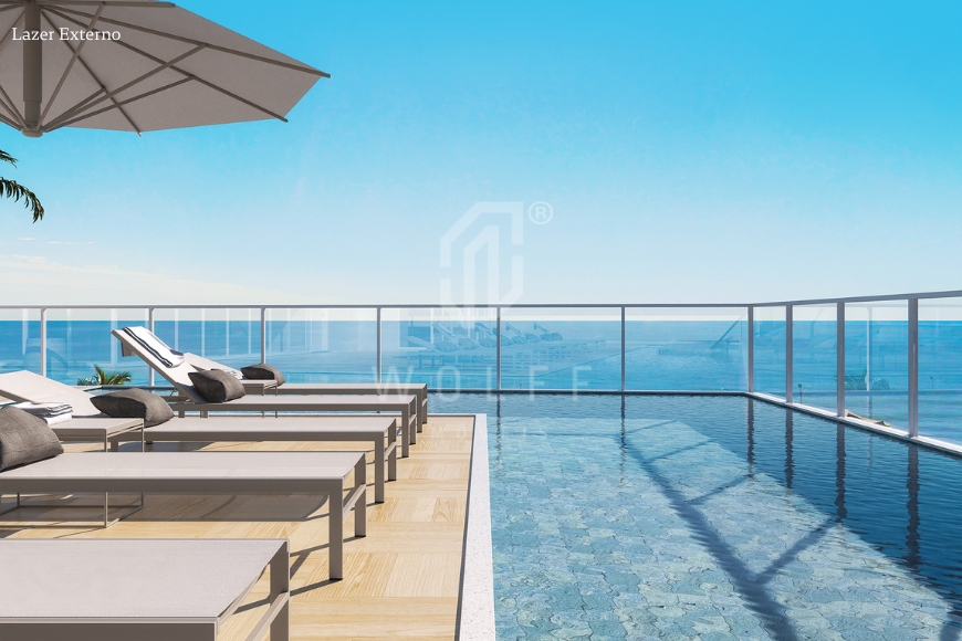 JD1723 - Apartamento com linda vista Mar no Tabuleiro