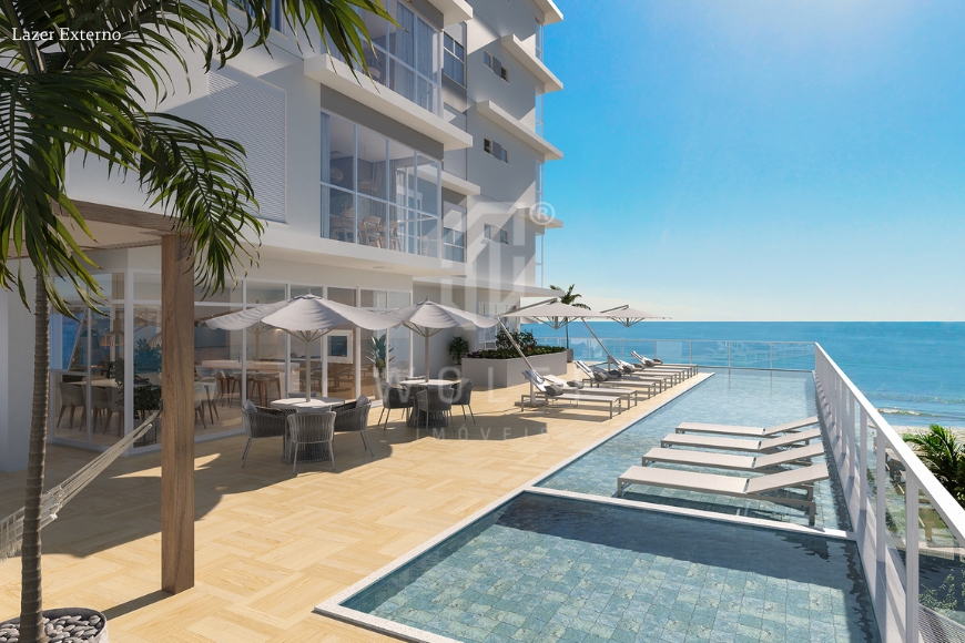JD1723 - Apartamento com linda vista Mar no Tabuleiro