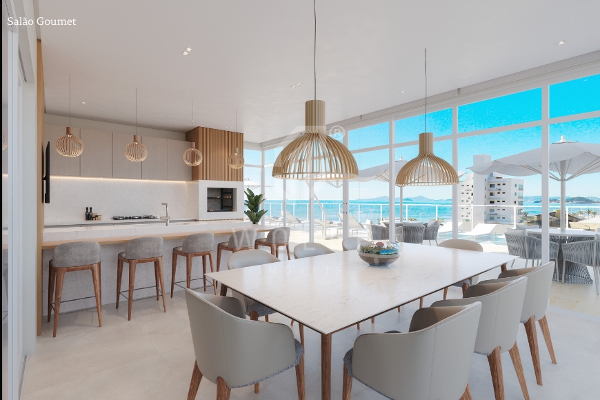 JD1723 - Apartamento com linda vista Mar no Tabuleiro