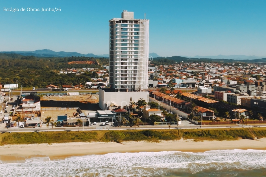 JD1723 - Apartamento com linda vista Mar no Tabuleiro