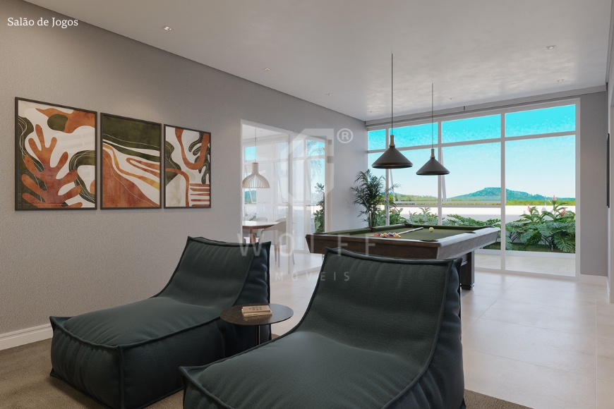 JD1723 - Apartamento com linda vista Mar no Tabuleiro