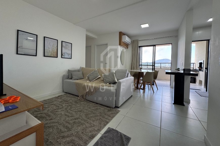 JD1728 - Apartamento Mobiliado com Belíssima Vista Mar