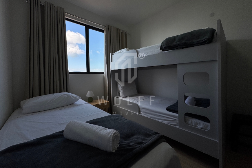 JD1728 - Apartamento Mobiliado com Belíssima Vista Mar