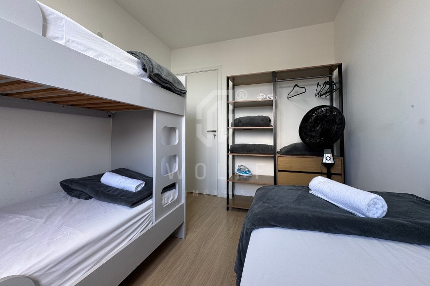 JD1728 - Apartamento Mobiliado com Belíssima Vista Mar