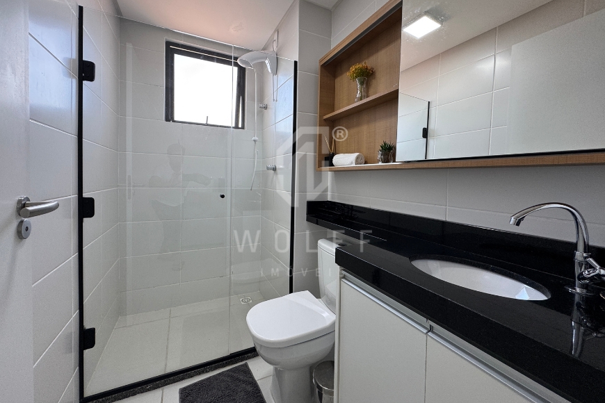 JD1728 - Apartamento Mobiliado com Belíssima Vista Mar