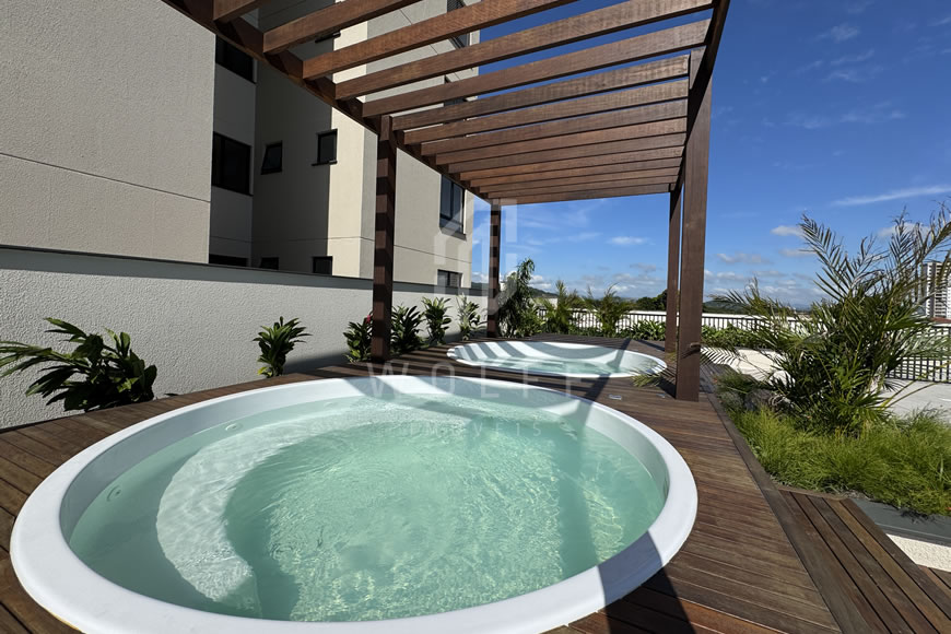 JD1728 - Apartamento Mobiliado com Belíssima Vista Mar