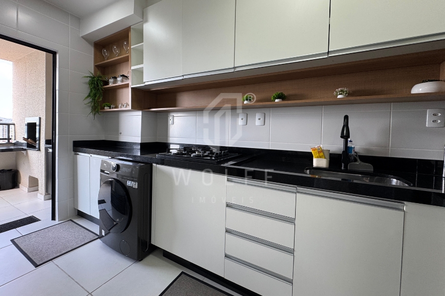 JD1728 - Apartamento Mobiliado com Belíssima Vista Mar