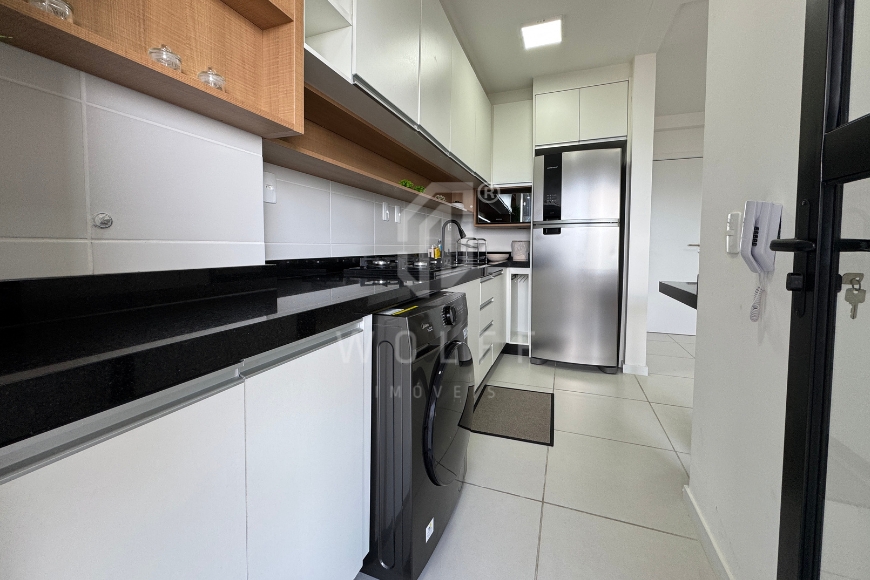 JD1728 - Apartamento Mobiliado com Belíssima Vista Mar