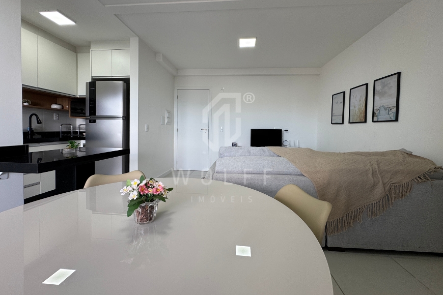 JD1728 - Apartamento Mobiliado com Belíssima Vista Mar