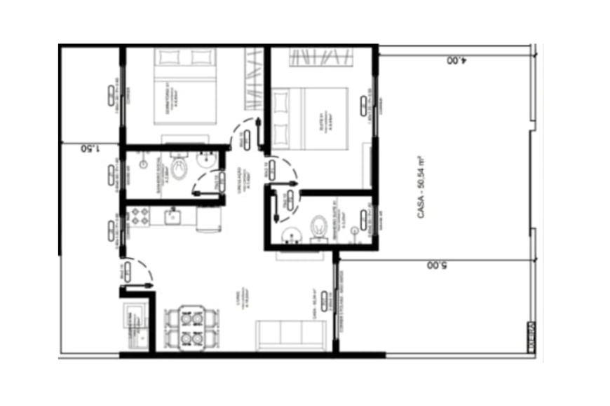 JD1741 - Casa com espaço de terreno livre na Quinta dos Açorianos