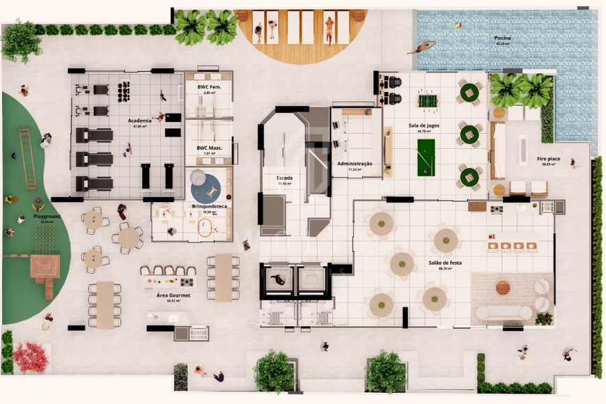 JD1749 - Apartamentos a 90m da Praia em Itajuba