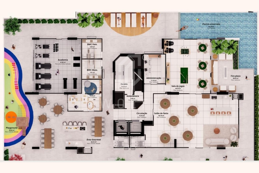 JD1749 - Apartamentos a 90m da Praia em Itajuba