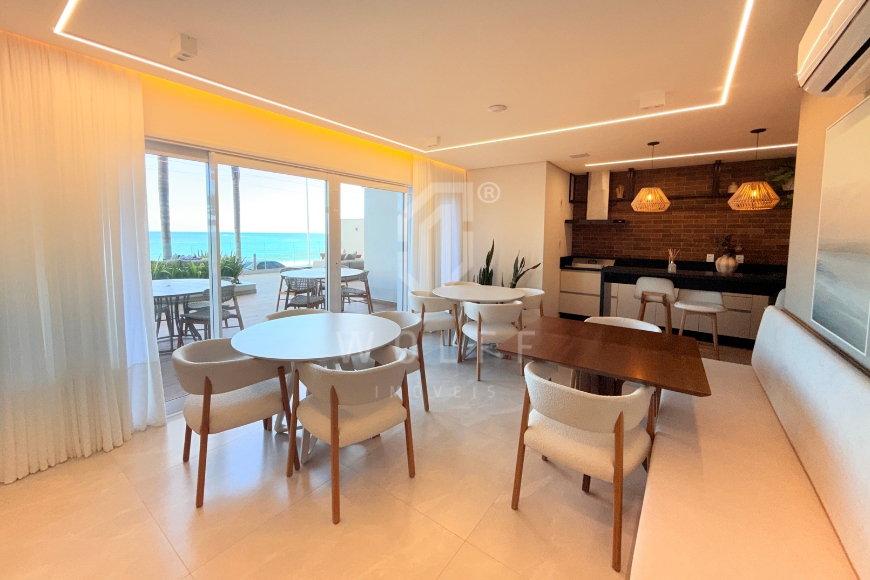 JD1756 - Apartamento frente mar na praia do Tabuleiro