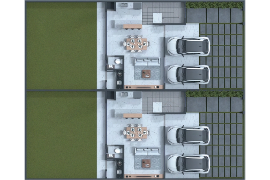 JD1757 - Sobrado com piscina e espaço gourmet em Itajuba