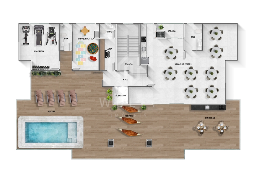 JD1762 - Apartamentos a 400 metros do Mar em Itajuba