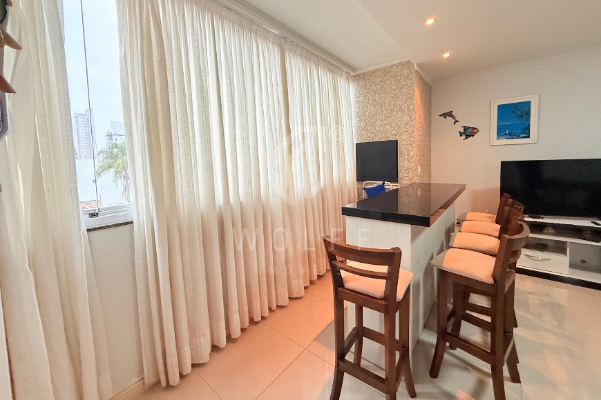JD1766 - Apartamento a 200 metros do mar em Itajuba