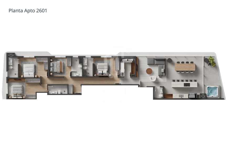 JD1769 - Apartamentos que te conectam com o mar na Praia de Armação