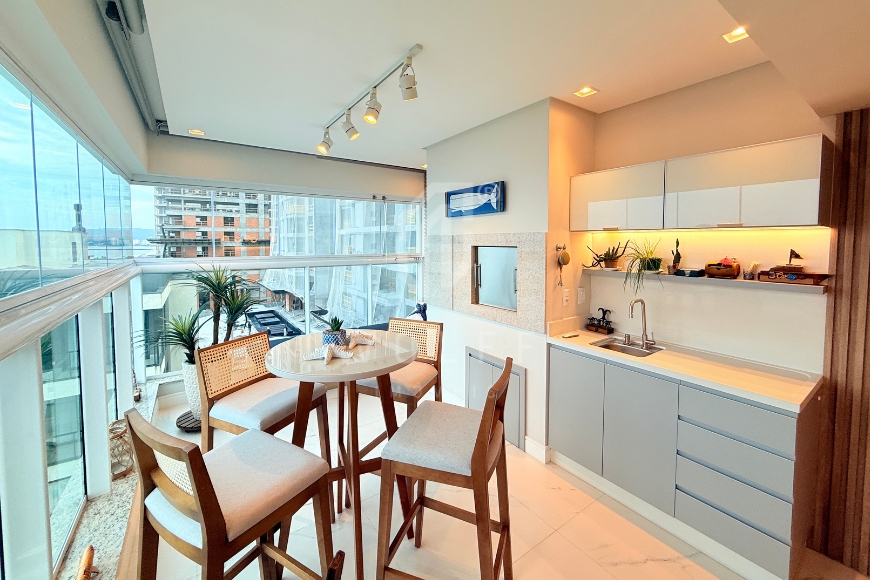 JD1772 - Apartamento Mobiliado com vista mar definitiva