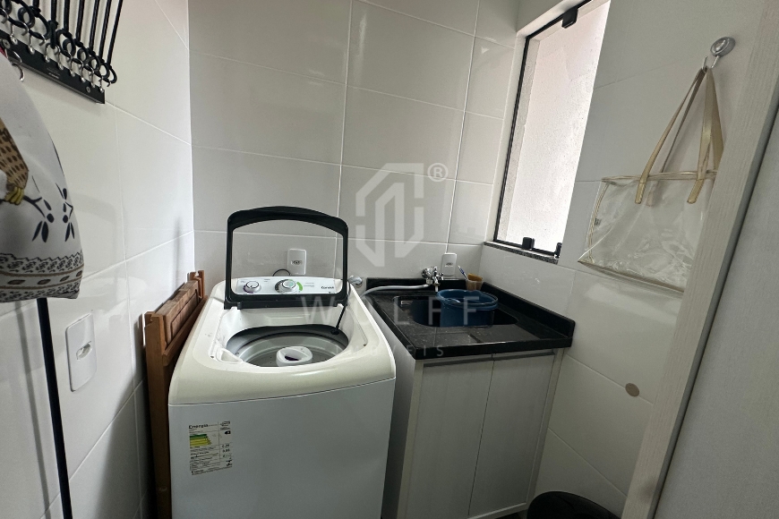 JD1774 - Apartamento semi-mobiliado a 450 metros da Praia
