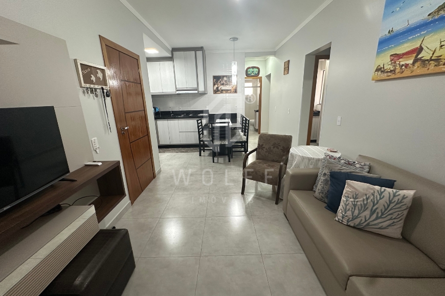 JD1774 - Apartamento semi-mobiliado a 450 metros da Praia