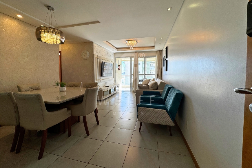 JD1793 - Apartamento Mobiliado com Vista Mar 