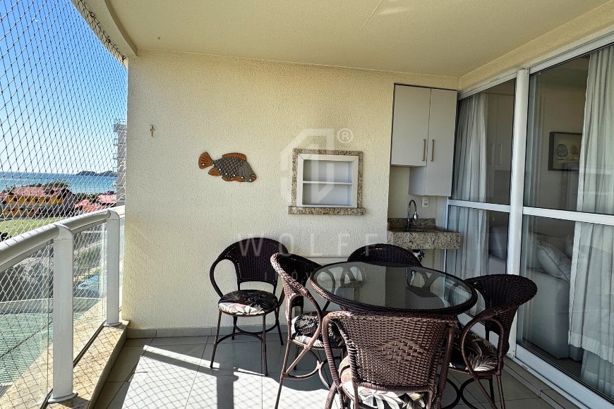 JD1793 - Apartamento Mobiliado com Vista Mar 