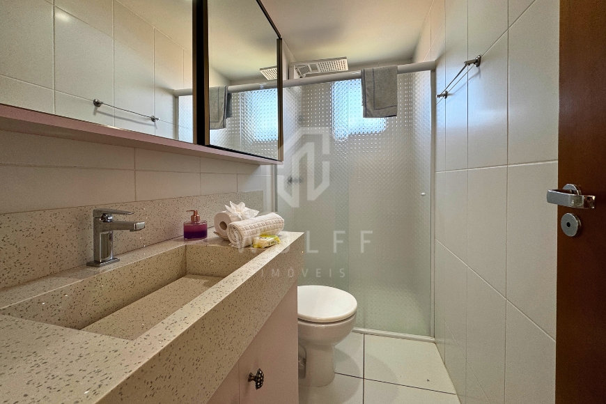 JD1793 - Apartamento Mobiliado com Vista Mar 