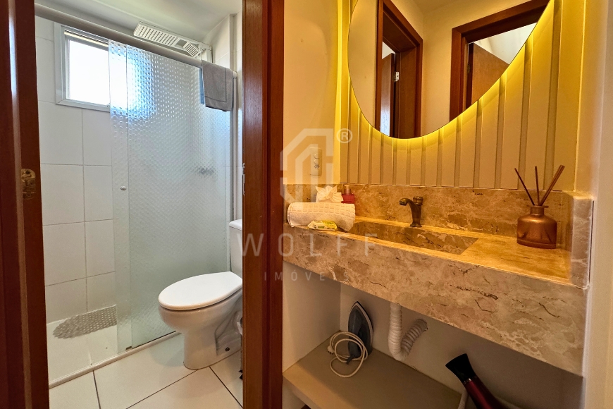 JD1793 - Apartamento Mobiliado com Vista Mar 