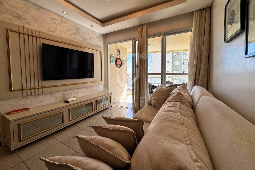 JD1793 - Apartamento Mobiliado com Vista Mar 