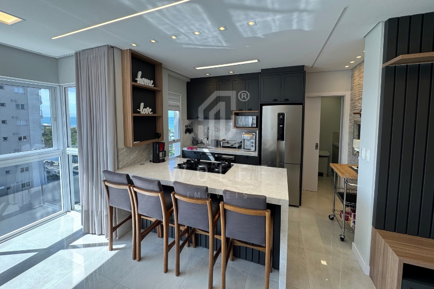 JD1797 - Apartamento Mobiliado com Vista Mar 